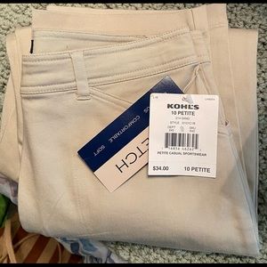 Sonoma stretch khaki pants